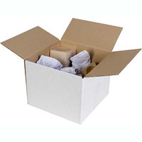 cumberland shipping box regular 310 x 225 x 110mm white pack 25