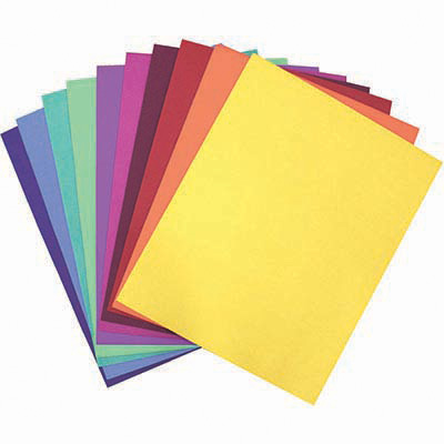 Image for COLOURFUL DAYS COLOURBOARD 200GSM 510 X 640MM ASSORTED PACK 100 from Two Bays Office National