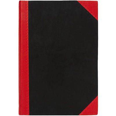 Image for BLACK AND RED NOTEBOOK CASEBOUND RULED 200 PAGE A5 from Aztec Office National Melbourne