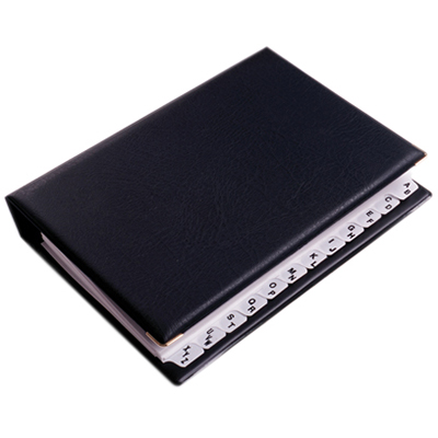 Image for CUMBERLAND TELEPHONE AND ADDRESS BOOK REFILLABLE 4D RING PVC 256 X 165MM BLACK from Express Office National
