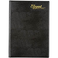 cumberland 57epbk elegant appointment diary week to view a5 black