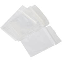 cumberland press seal plastic bag 40 micron 218 x 310mm clear pack 100