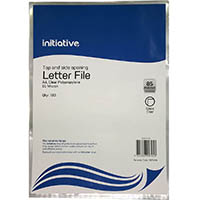 initiative letter file a4 economy clear pack 100