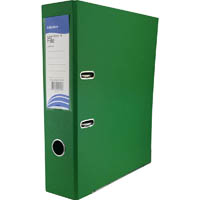 initiative lever arch file pp 70mm a4 green