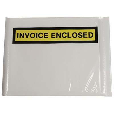 Image for CUMBERLAND PACKAGING ENVELOPE INVOICE ENCLOSED 155 X 115MM WHITE BOX 100 from OFFICE NATIONAL CANNING VALE