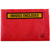 cumberland packaging envelope invoice enclosed 175 x 115mm red pack 1000