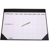 cumberland desk planner calendar undated month to view 455 x 580mm black