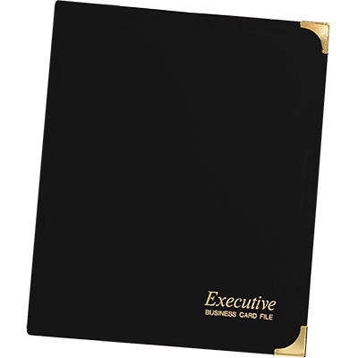 Image for CUMBERLAND EXECUTIVE BUSINESS CARD FILE A4 400 CAPACITY from Express Office National