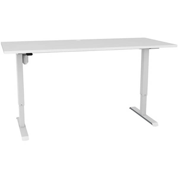 Image for CONSET 501-33 ELECTRIC HEIGHT ADJUSTABLE DESK 1200 X 800MM WHITE/WHITE from Angletons Office National