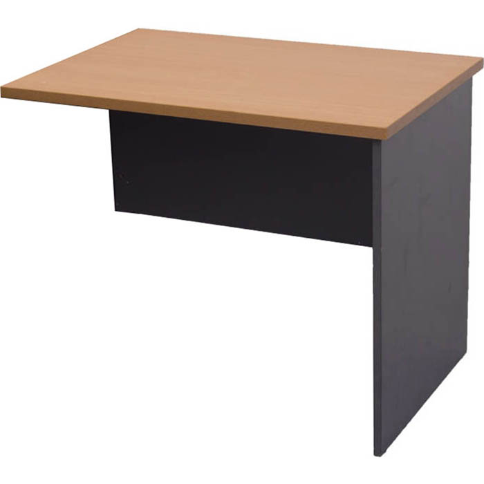 Image for RAPID WORKER CWR12 WORKSTATION DESK RETURN 1200 X 600MM CHERRY/IRONSTONE from Mackay Business Machines (MBM) Office National