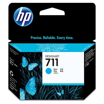 Image for HP CZ130A 711 INK CARTRIDGE CYAN from OFFICE NATIONAL CANNING VALE