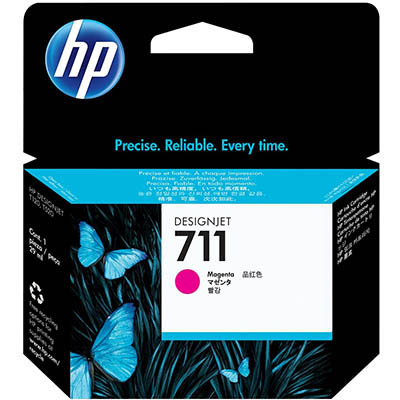 Image for HP CZ131A 711 INK CARTRIDGE MAGENTA from Emerald Office Supplies Office National