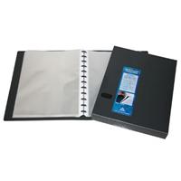 colby quick transfer display book refillable 60 pocket a4 black