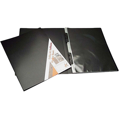 Image for COLBY DISPLAY BOOK INSERT COVER REFILLABLE 20 POCKET A3 BLACK from Office National