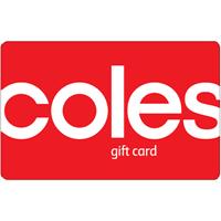 coles gift card - $100 (39300 points required)