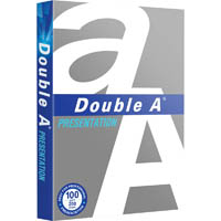 double a presentation a4 copy paper 100gsm white pack 200 sheets