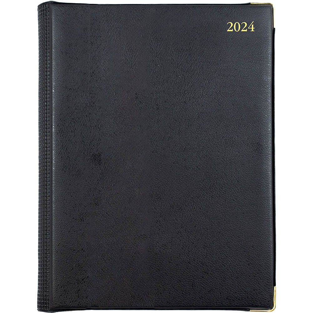 Image for DEBDEN ELITE EXECUTIVE 1101.V99 DIARY 246 X 164MM BLACK from Surry Office National