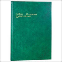collins 61 series analysis book 15 money column 84 leaf a4 green