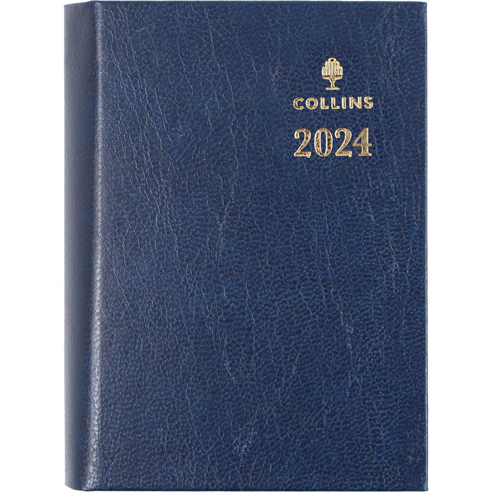 Image for COLLINS STERLING POCKET 133P.P59 DIARY DAY TO PAGE WITH PENCIL A7 BLUE from Ezi Office Supplies Gold Coast Office National