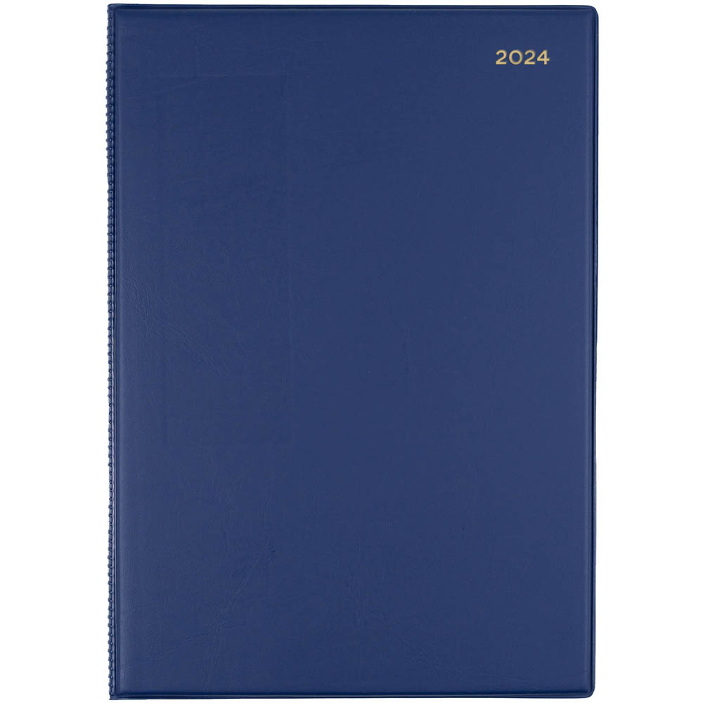 Image for COLLINS BELMONT DESK 147.V59 DIARY A4 NAVY BLUE from Angletons Office National