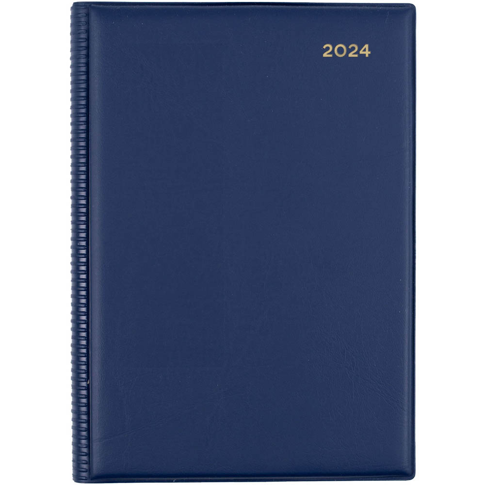 Image for COLLINS BELMONT DESK 287.V59 DIARY A5 NAVY from Aztec Office National Melbourne