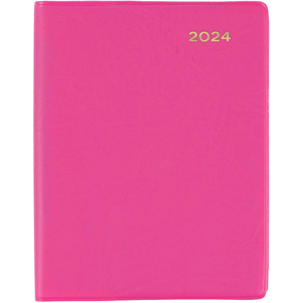 Image for COLLINS BELMONT COLOURS POCKET 337P.V50 DIARY WITH PENCIL WEEK TO VIEW A7 PINK from Office National Perth CBD