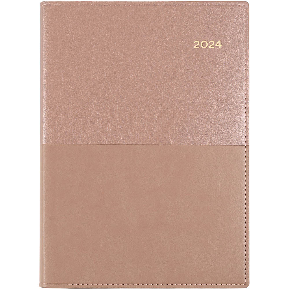 Image for COLLINS VANESSA 345.V49 DIARY WEEK TO VIEW A4 ROSE GOLD from PaperChase Office National