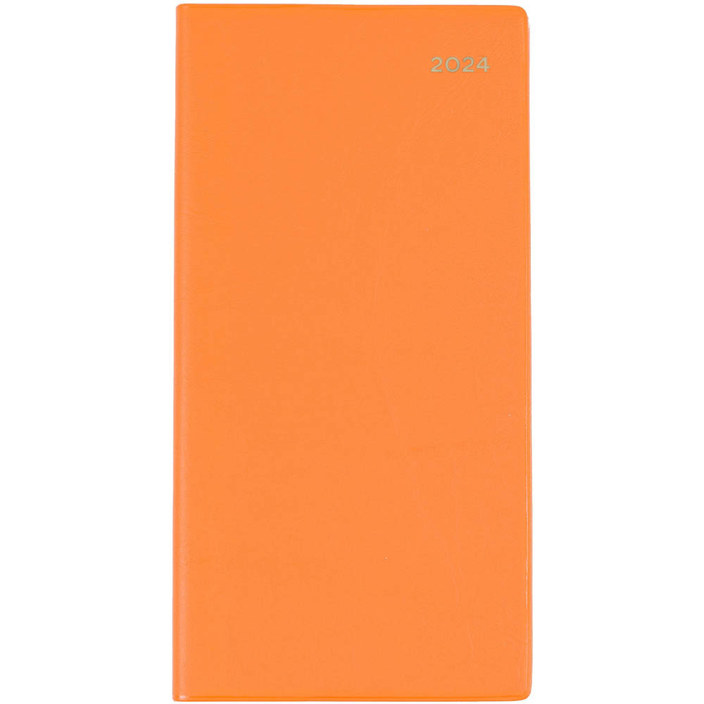 Image for COLLINS BELMONT COLOURS POCKET 377P.V44 DIARY WEEK TO VIEW B6/7 PORTRAIT ORANGE from Office National Sydney Stationery