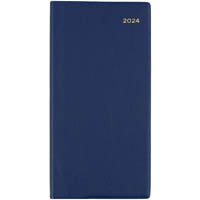 collins belmont colours pocket 377p.v59 diary week to view b6/7 portrait navy