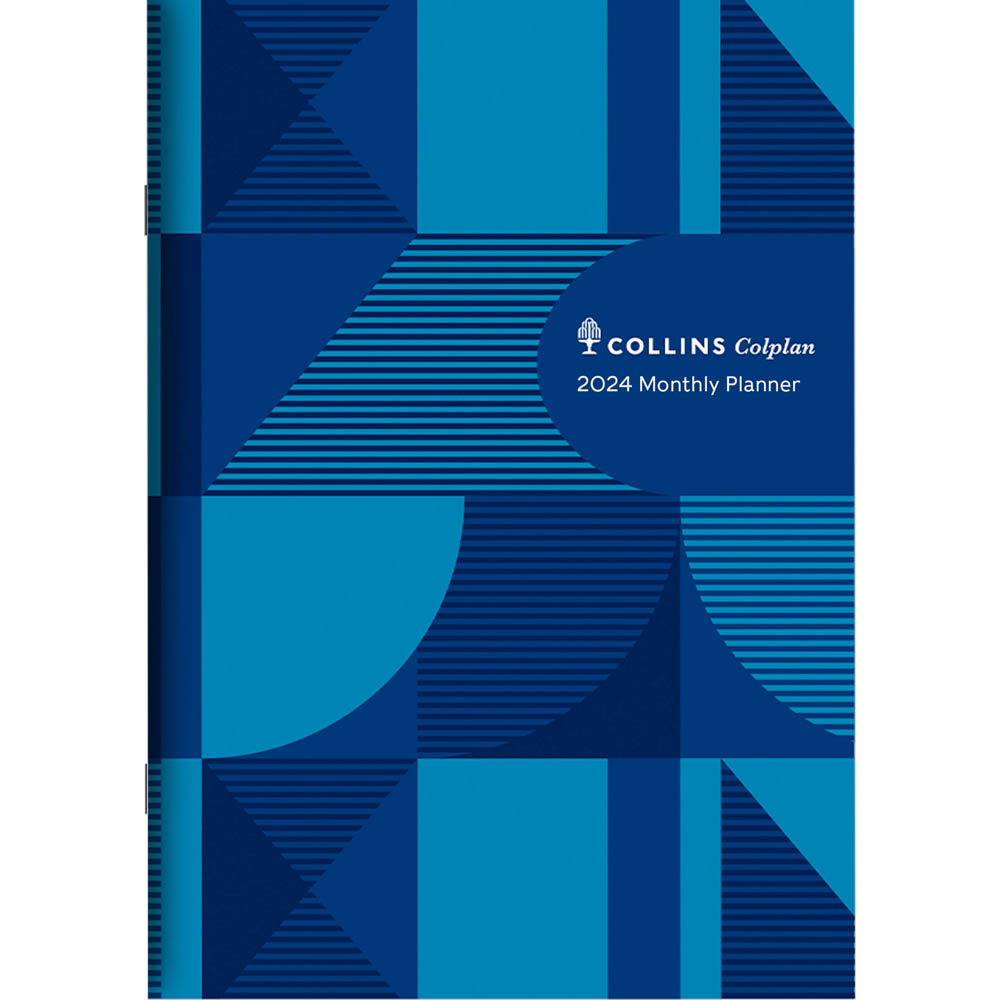 Image for COLLINS COLPLAN 51.C57 EARLY EDITION PLANNER DIARY MONTH TO VIEW A4 GEO BLUE from PaperChase Office National