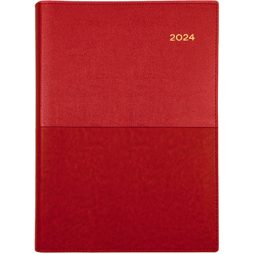 Image for COLLINS VANESSA 585.V15 DIARY WITH NOTES MONTH TO VIEW A5 RED from Surry Office National