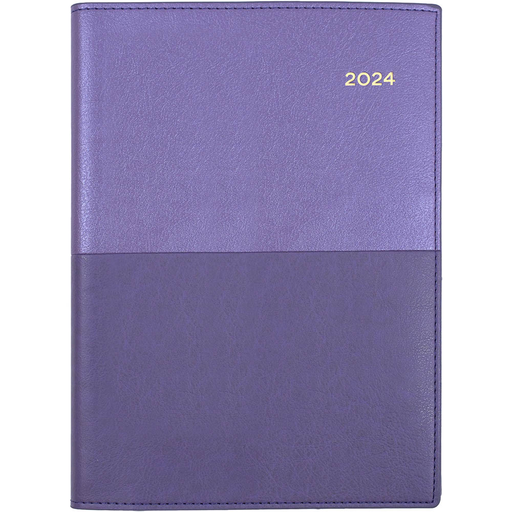 Image for COLLINS VANESSA 585.V55 DIARY WITH NOTES MONTH TO VIEW A5 PURPLE from Office National Perth CBD