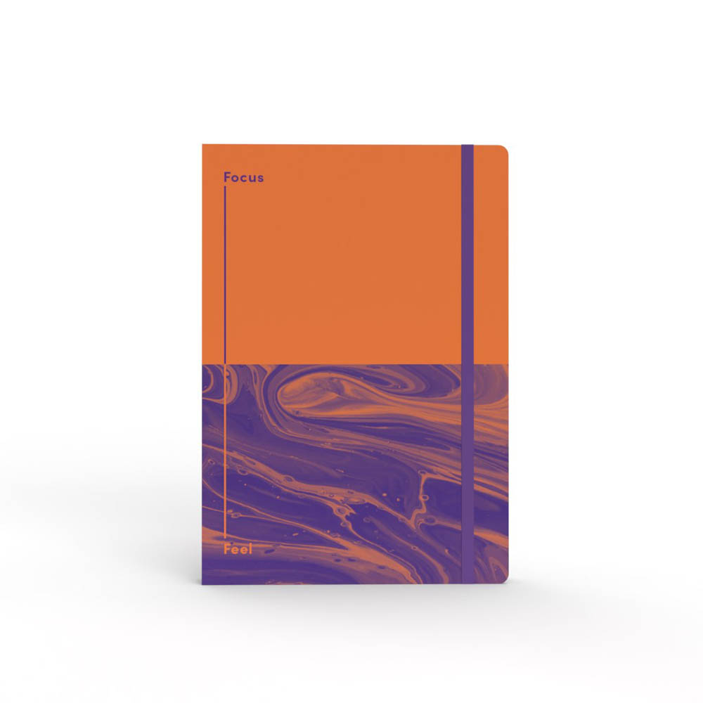 Image for JUMBLE AND CO FOCUS AND FEEL SPLIT NOTEBOOK A5 ORANGE from Axsel Office National
