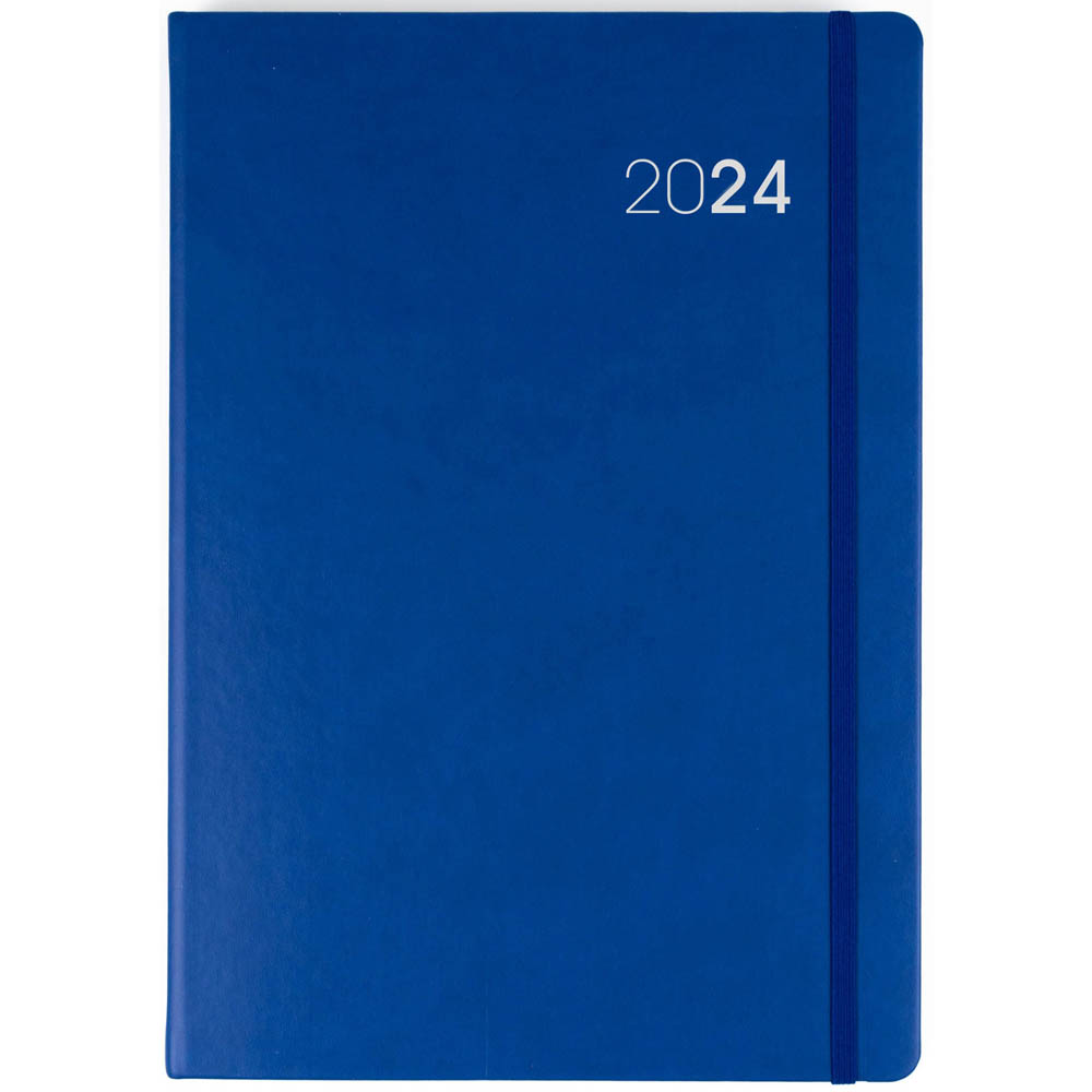 Image for COLLINS LEGACY CL41.60 DIARY DAY TO PAGE A4 BLUE from Office National Sydney Stationery