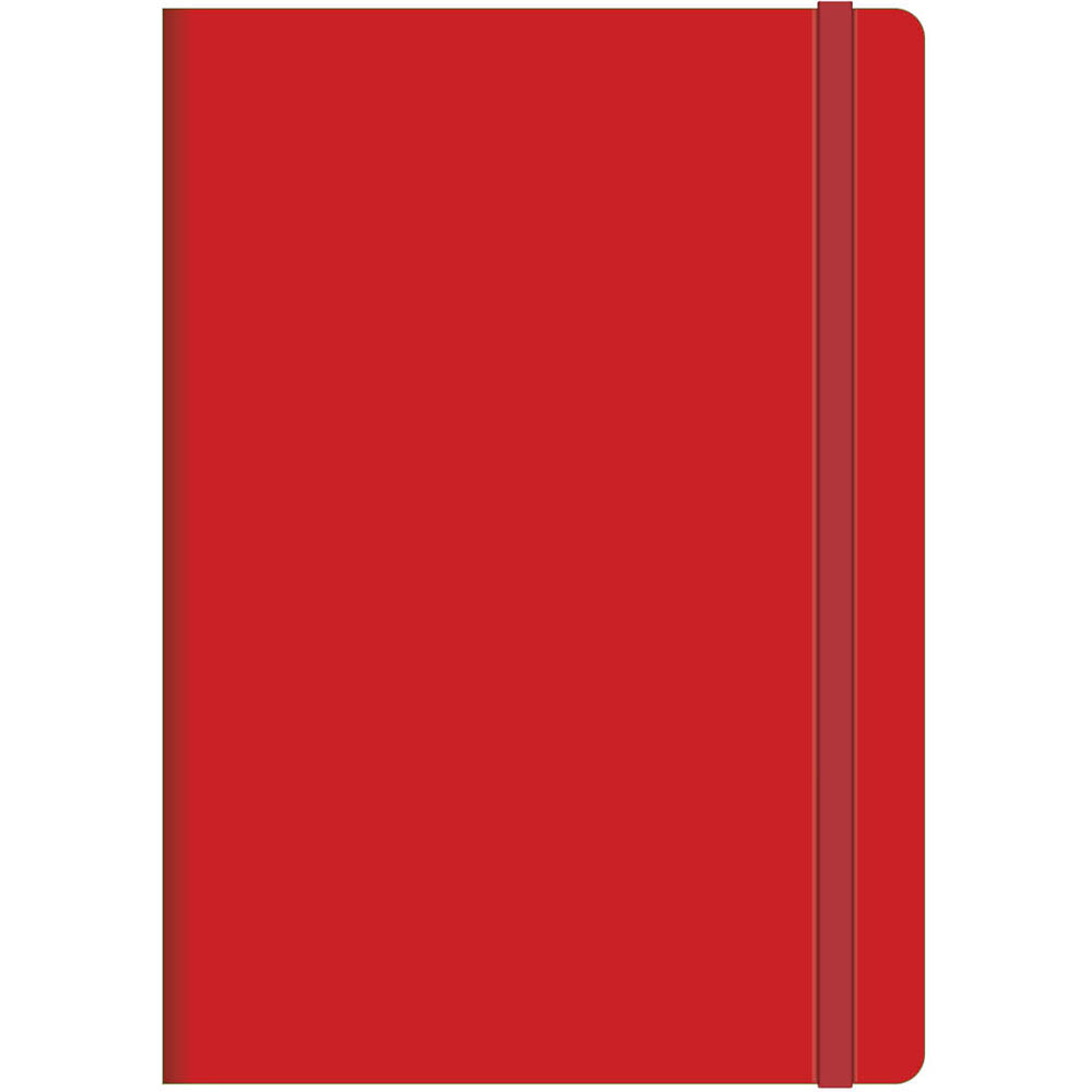 Image for COLLINS LEGACY NOTEBOOK RULED 240 PAGE EXPANDABLE INNER POCKET A5 RED from Office National Perth CBD