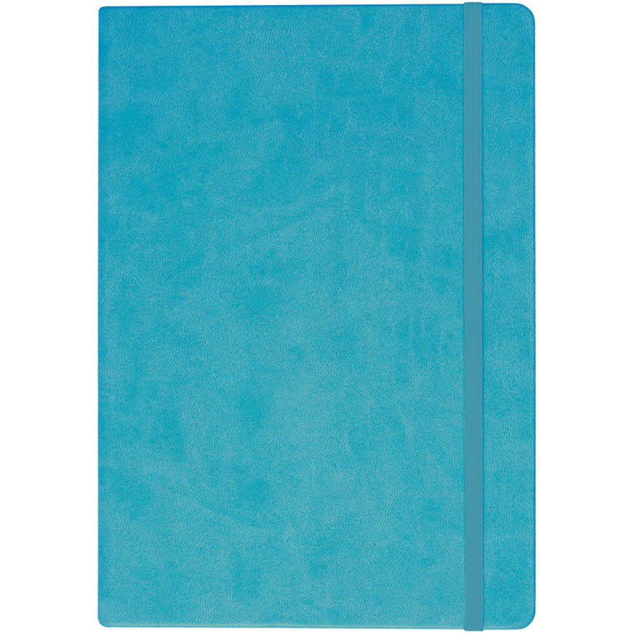 Image for COLLINS LEGACY NOTEBOOK RULED 240 PAGE EXPANDABLE INNER POCKET A5 LIGHT BLUE from Discount Office National