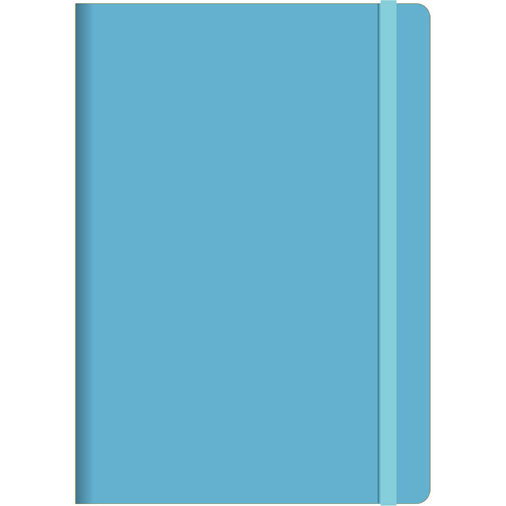 Image for COLLINS LEGACY NOTEBOOK RULED 240 PAGE EXPANDABLE INNER POCKET A5 TEAL from Surry Office National