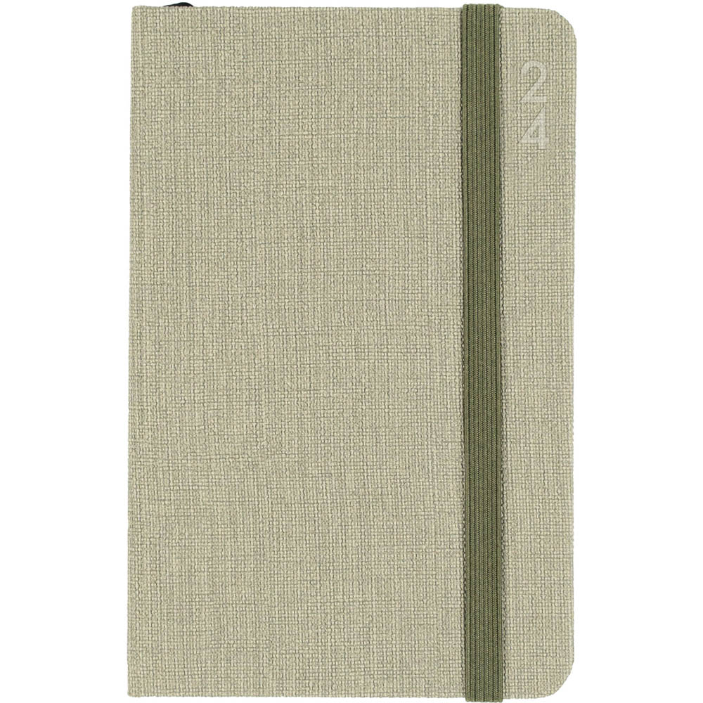 Image for DEBDEN DESIGNER D36.P52 DIARY WEEK TO VIEW D36 GREEN from Ezi Office National Tweed