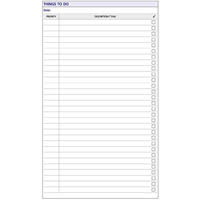 debden dayplanner desk edition refill things to do 216 x 140mm white