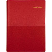 collins vanessa fy385.v15 financial year diary week to view a5 red