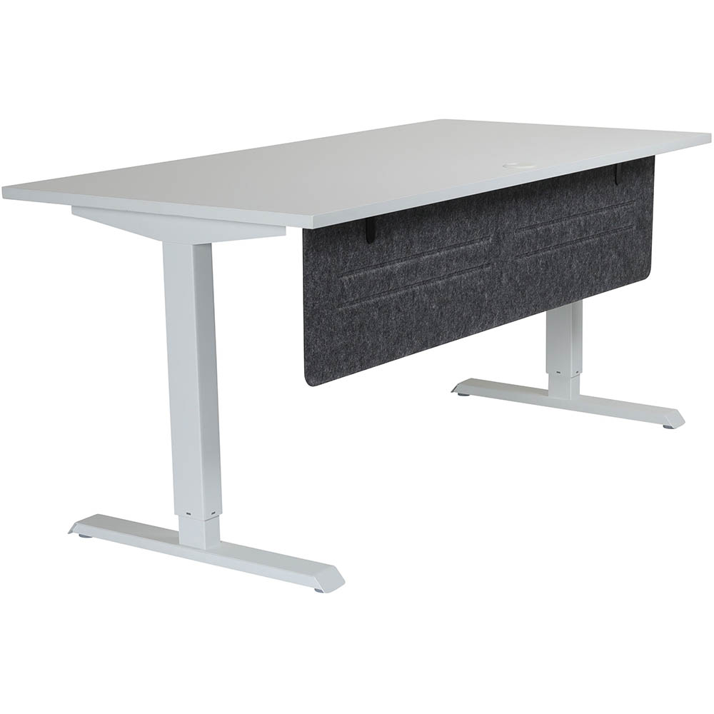 Image for HEDJ BELOW PET DESK MOUNTED SCREEN 1400 X 340MM CHARCOAL from Aatec Office National