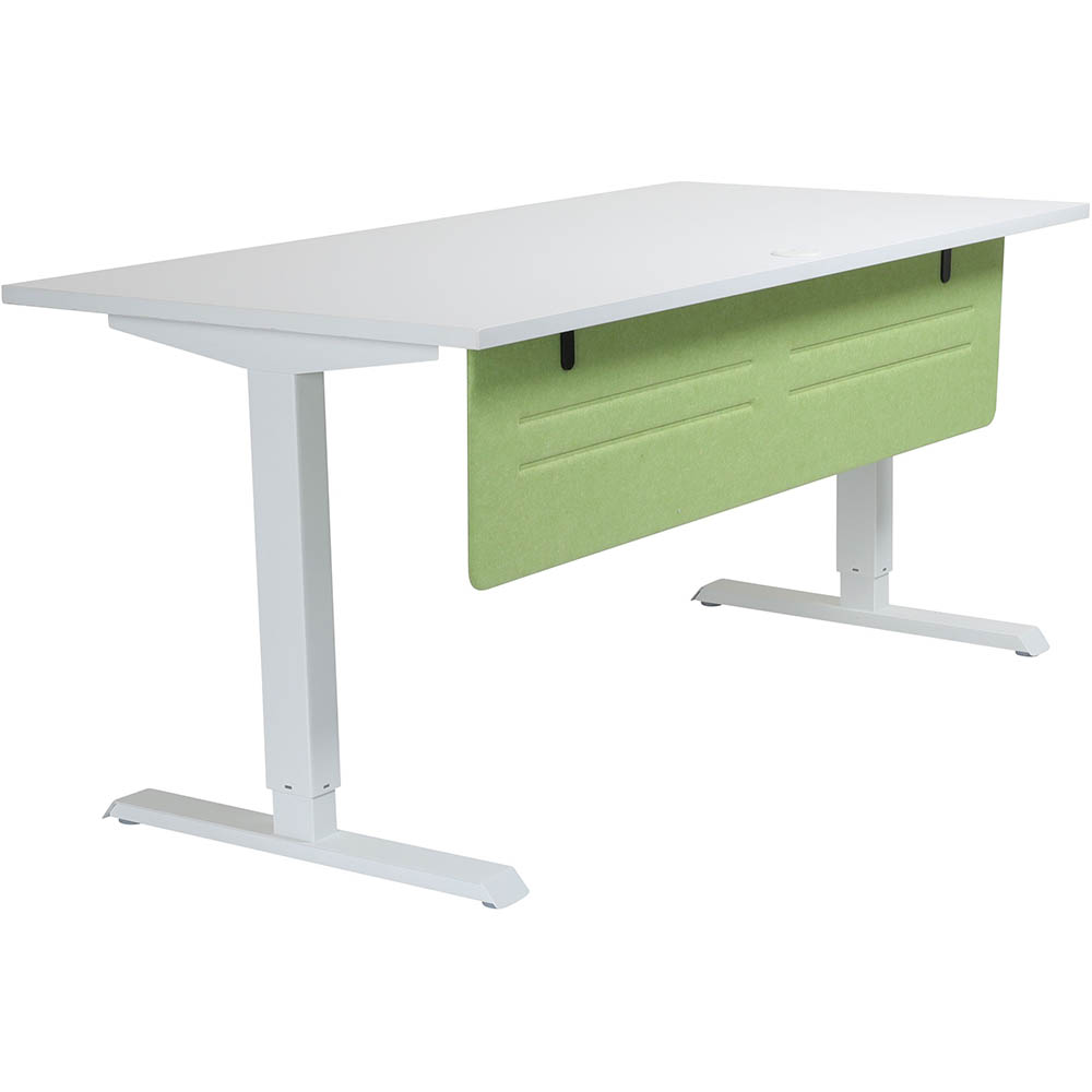 Image for HEDJ BELOW PET DESK MOUNTED SCREEN 1400 X 340MM GREEN from PaperChase Office National