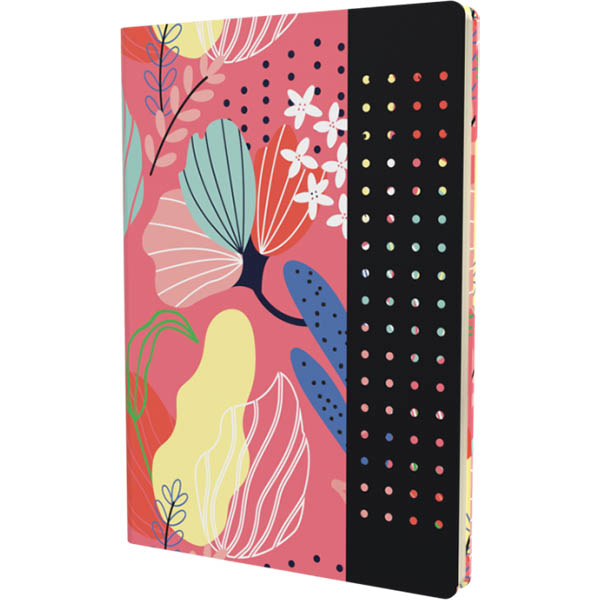 Image for COLLINS KALOS NOTEBOOK RULED 224 PAGE A5 PINK from Surry Office National