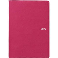 collins 2022 metropolitan melbourne diary week to view b6 pink