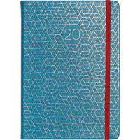 debden 2020 vauxhall plus pocket diary week to view teal and hexagon
