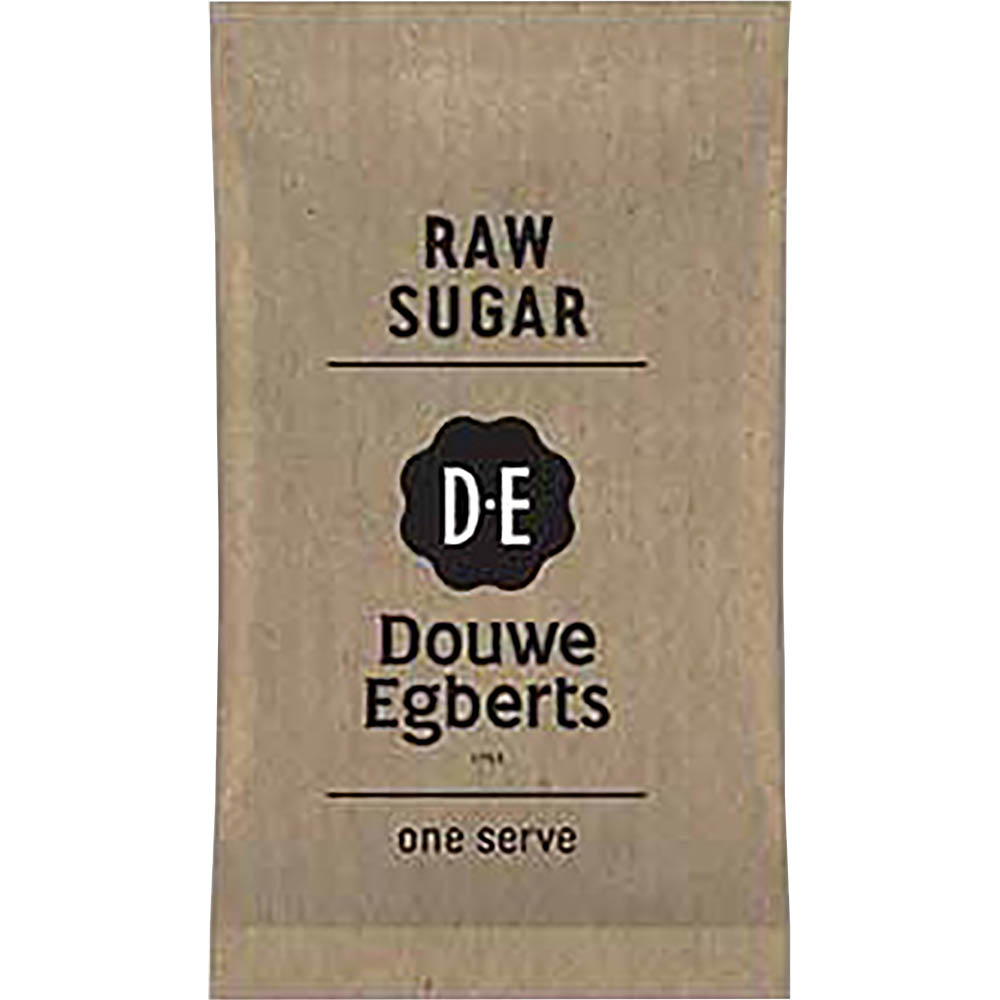 Image for DOUWE EGBERTS RAW SUGAR SINGLE SERVE SACHET 3G CARTON 2000 from Connelly's Office National