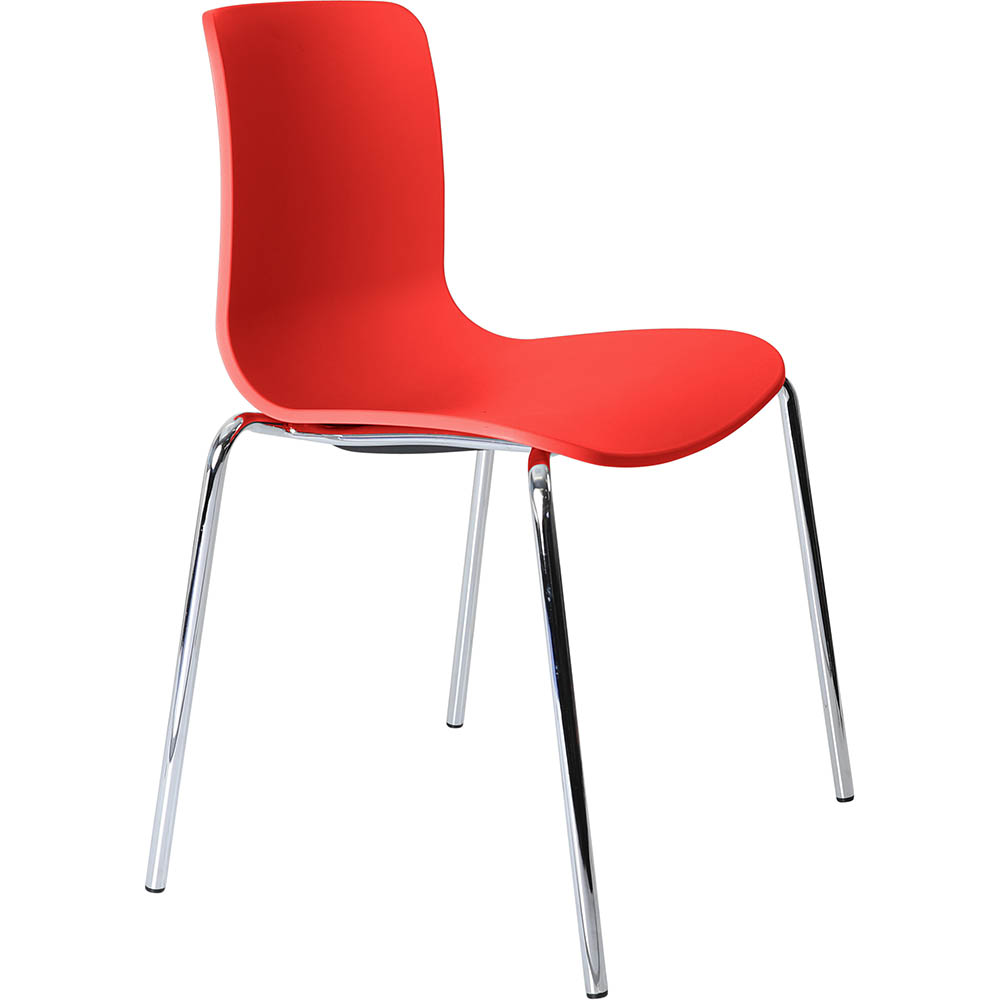 Image for DAL ACTI CHAIR 4-LEG CHROME FRAME POLYPROP SHELL 350MM from Pirie Office National