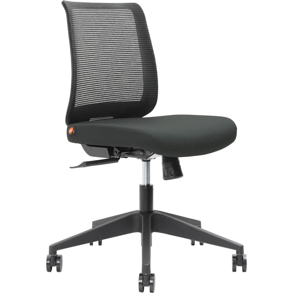 Image for BRINDIS TASK CHAIR LOW MESH BACK NYLON BASE SLATE from Pirie Office National