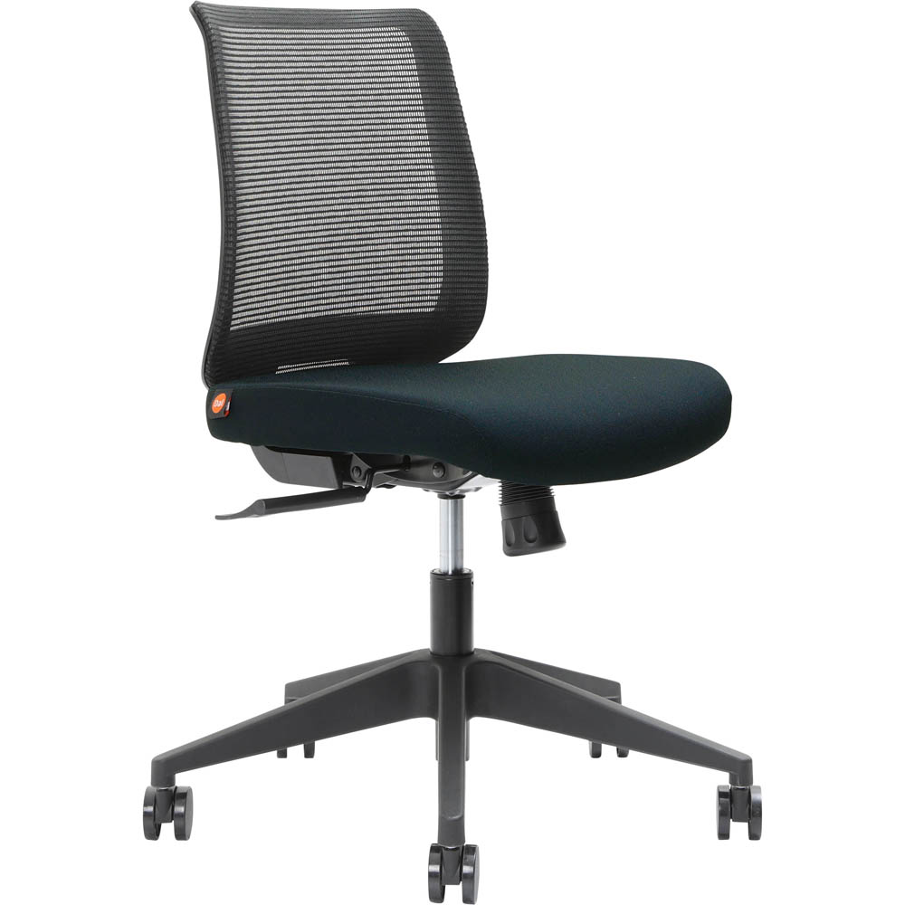 Image for BRINDIS TASK CHAIR LOW MESH BACK NYLON BASE NAVY from Office National Sydney Stationery