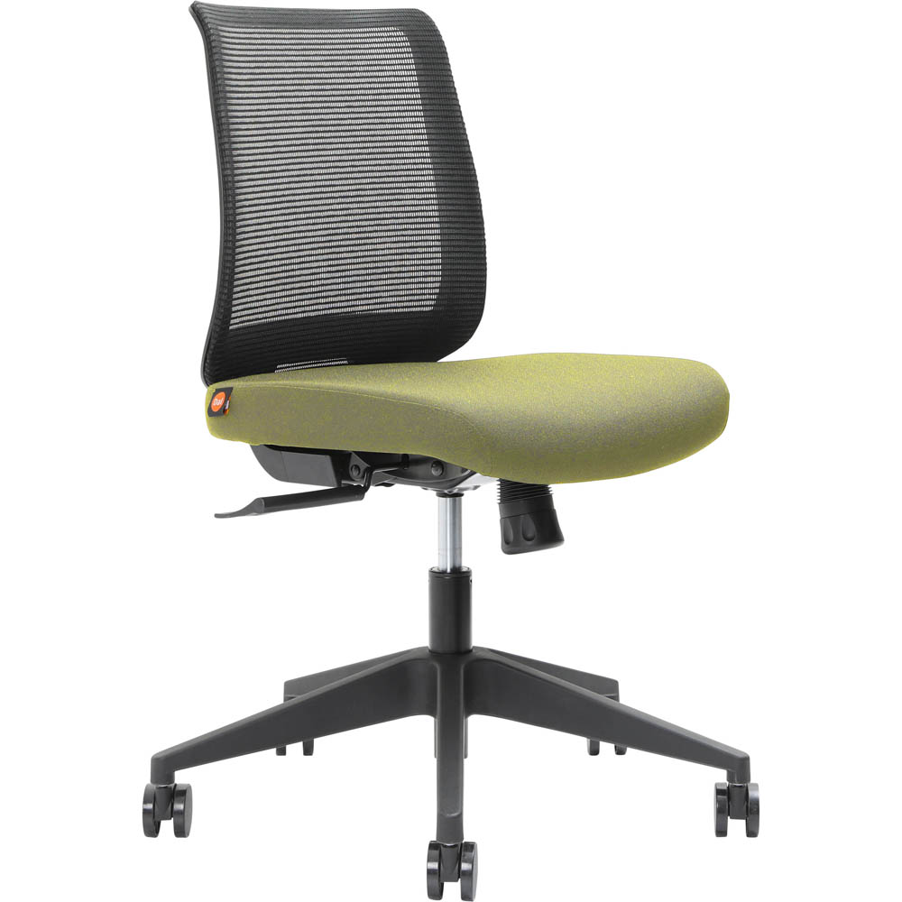 Image for BRINDIS TASK CHAIR LOW MESH BACK NYLON BASE APPLE from Office National